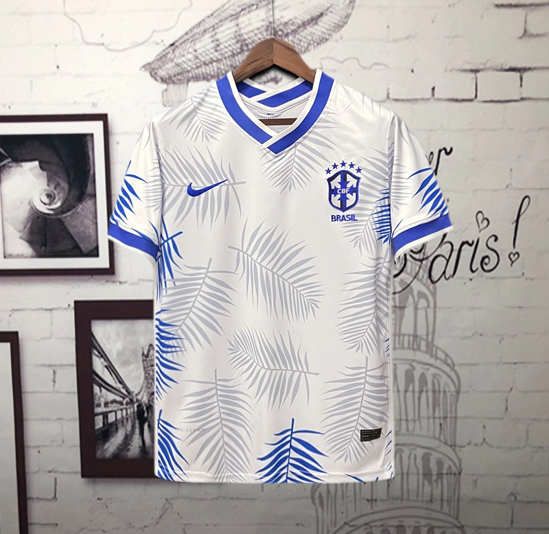 Brazil Soccer Jersey White Special Edition Custom Shirt 2025