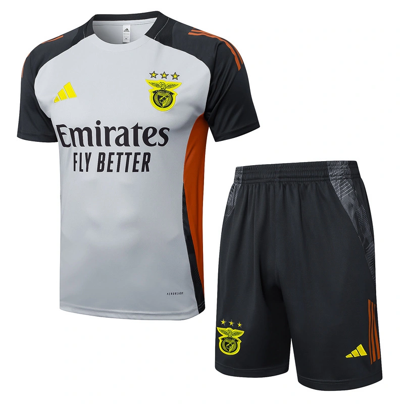Benfica Training Jersey Kit Grey 2025/26