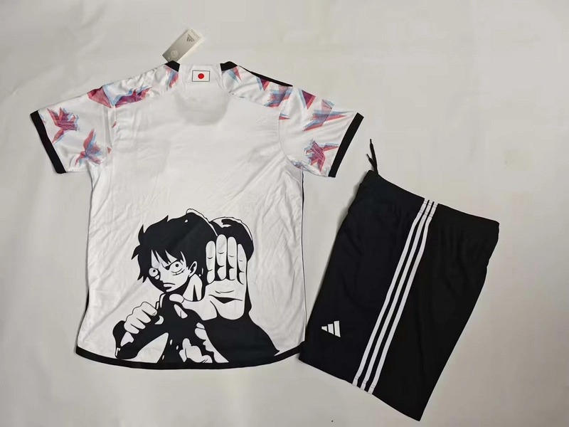 Japan Soccer Jersey One Piece Special Edition Kids Kit Jersey+Shorts 2025