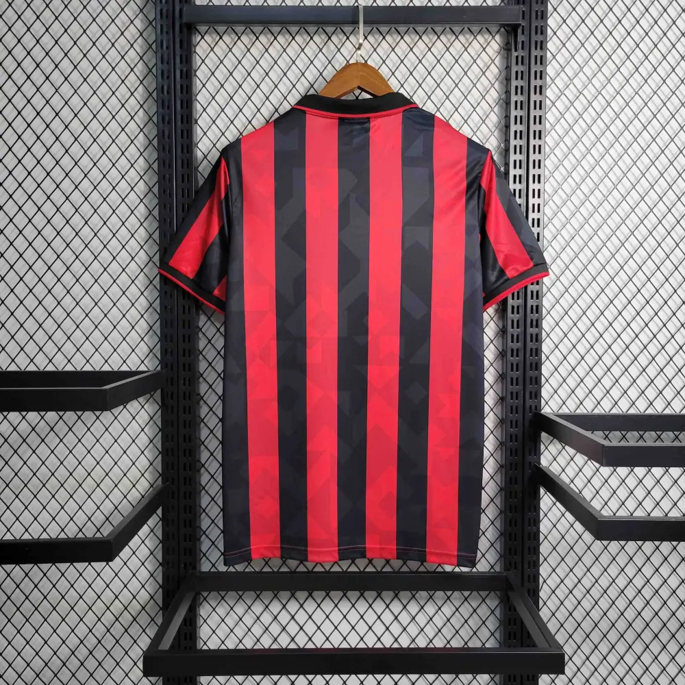 AC Milan Retro Soccer Jersey Home Custom Shirt 1993/94
