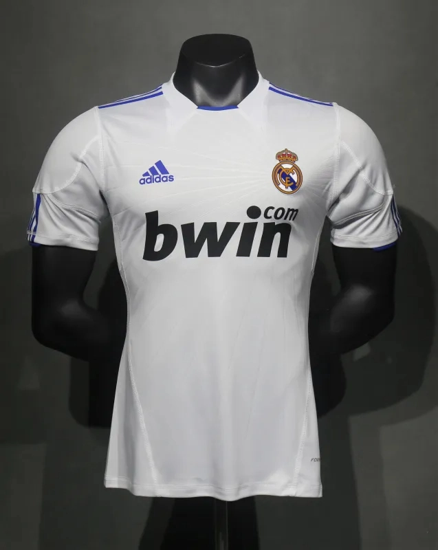 Real Madrid Authentic Retro Jersey Home Soccer Shirt 2010/11