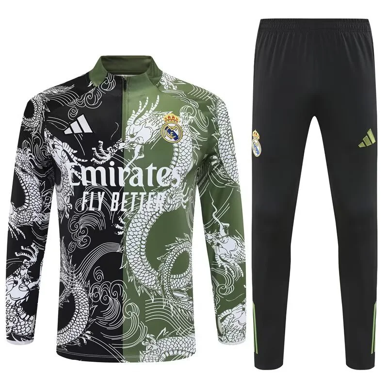 Real Madrid Training Kit (Sweatshirt+Pants) Dragon 2025/26