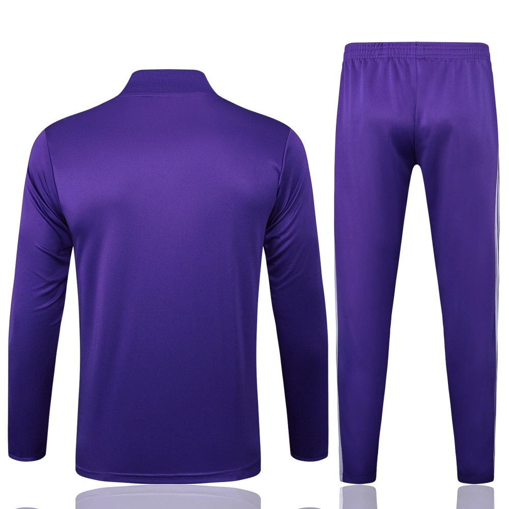 Real Madrid Training Kit (Sweatshirt+Pants) Purple 2025/26