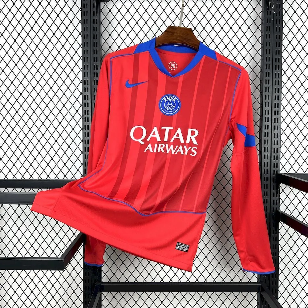 PSG Soccer Jersey Third Away Custom Long Sleeve Shirt 2025/26