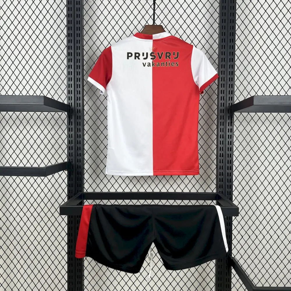Feyenoord Football Jersey Home Kids Kit Jersey+Shorts 2025/26