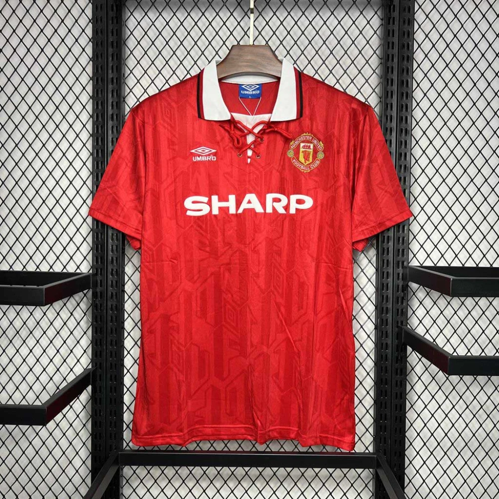 Manchester United Retro Home Football Jersey Shirt 1992/94
