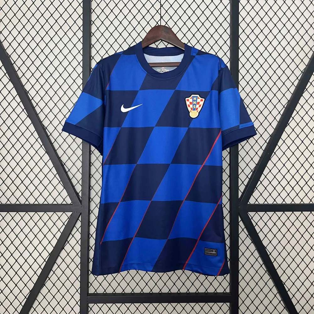 Croatia Soccer Jersey Away Custom Shirt EURO 2024