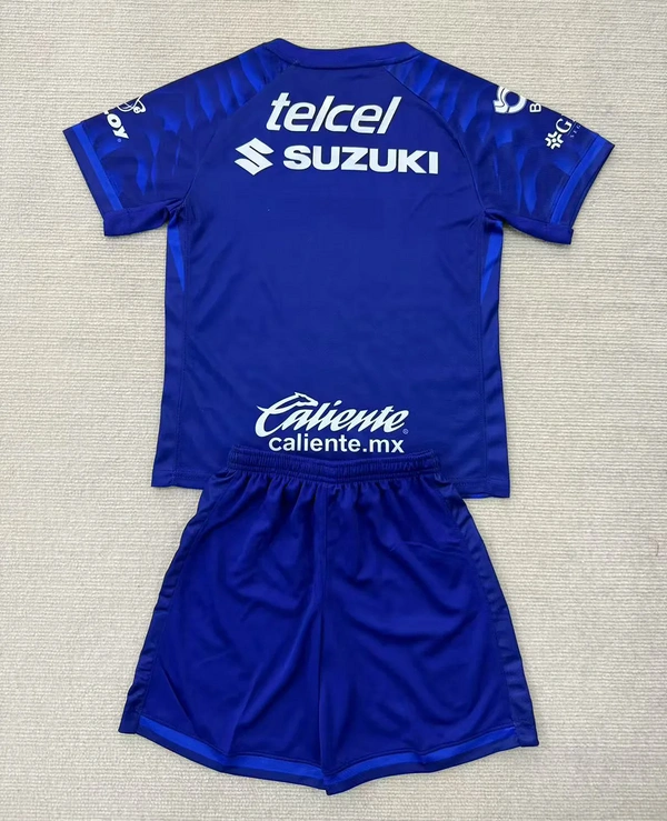 Pumas UNAM Soccer Jersey Away Kids Kit Jersey+Shorts 2025-26