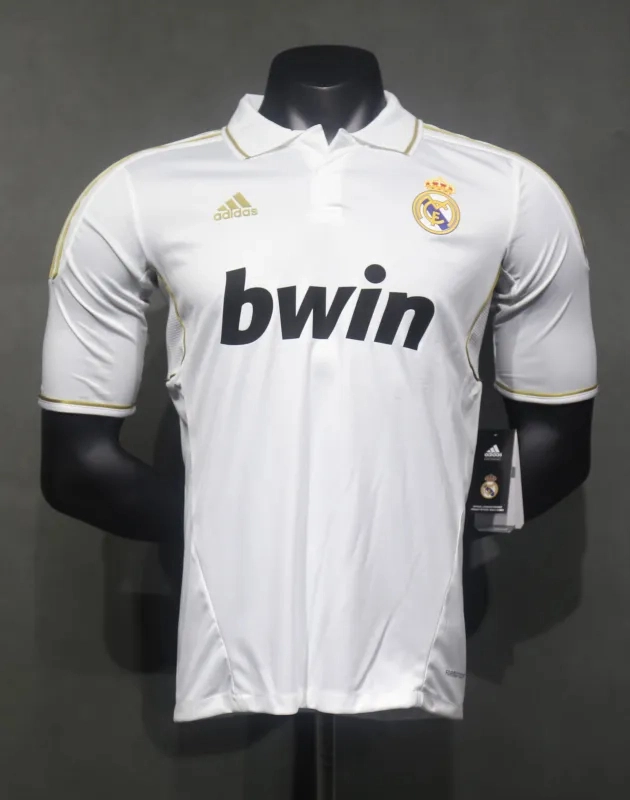 Real Madrid Authentic Retro Jersey Home Soccer Shirt 2011/12