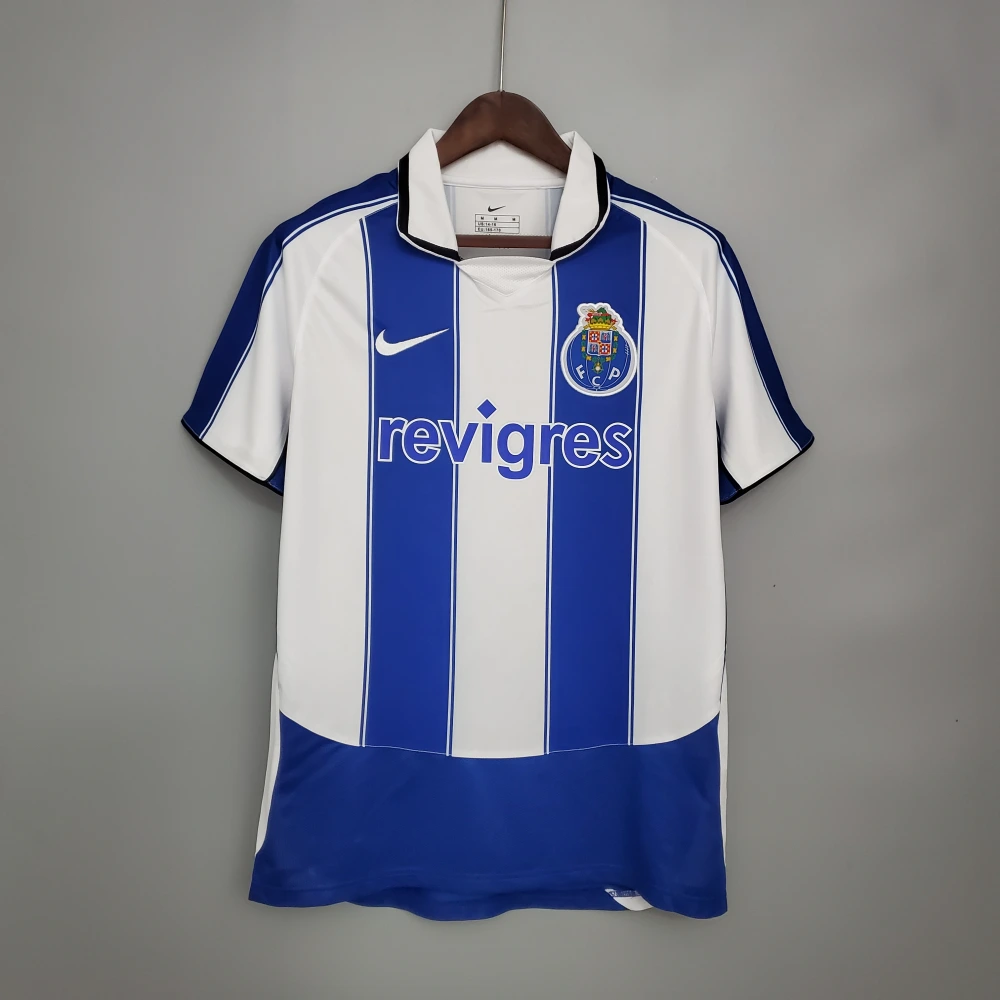 FC Porto Retro Soccer Jersey Home Custom Shirt 2003/04