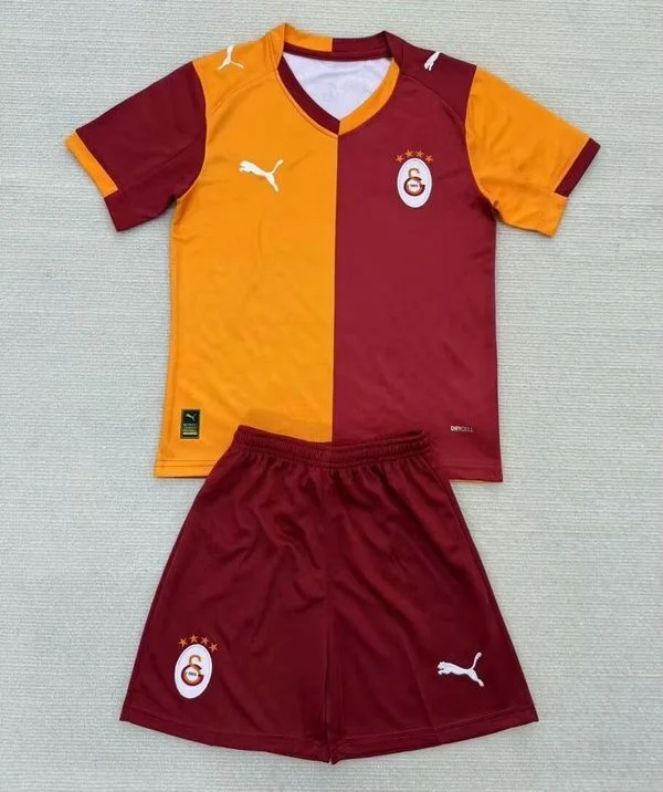 Galatasaray Football Jersey Home Kids Kit Jersey+Shorts 2025/26
