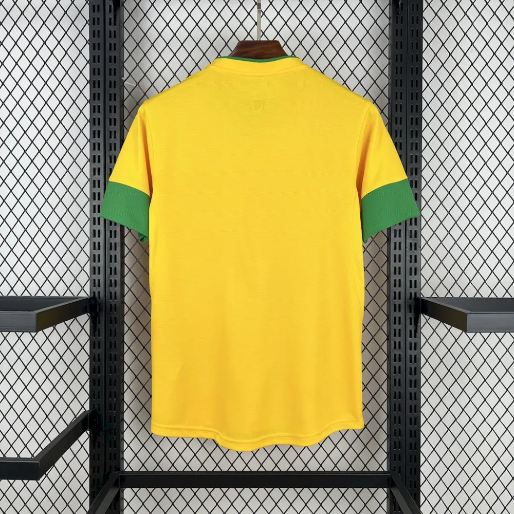 Brazil Retro Jersey Custom Home Soccer Jersey 2012