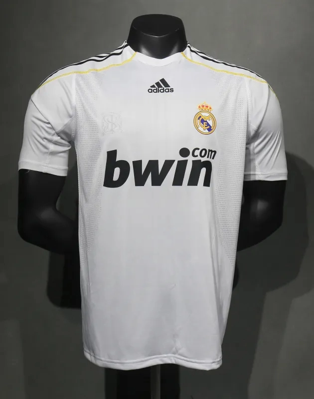 Real Madrid Authentic Retro Jersey Home Soccer Shirt 2009/10