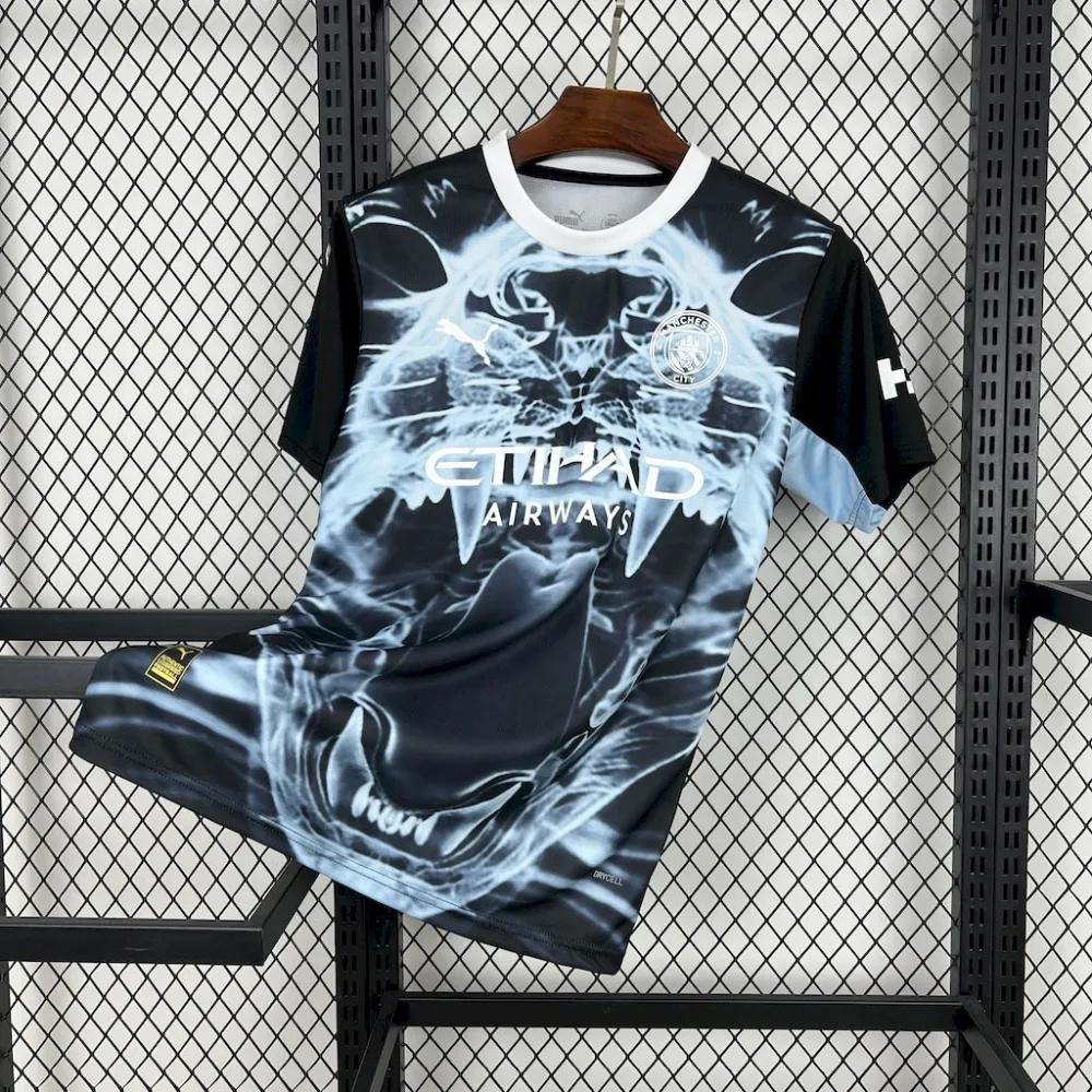 Manchester City Tiger Special Edition Football Jersey Shirt 2025/26