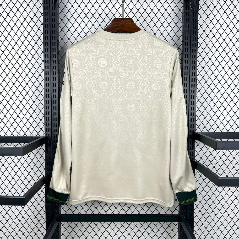 Bayern Munich Soccer Jersey Oktoberfest Special Edition Long Sleeve Shirt 2025/26