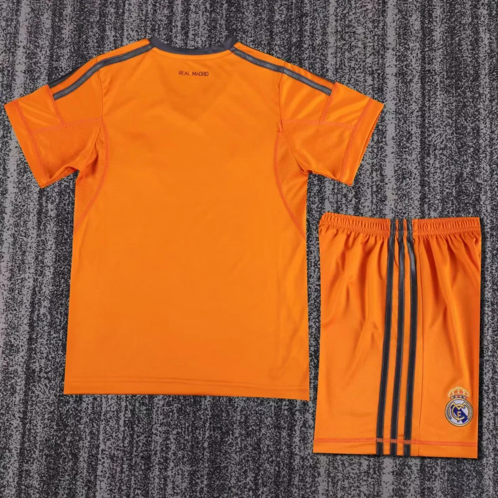 Real Madrid Retro Jersey Third Away Kids Kit Jersey+Shorts 2013/14