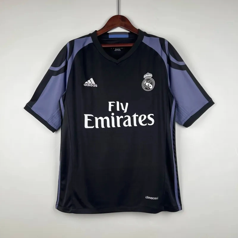 Real Madrid Retro Jersey Third Away Soccer Shirt 2016/17