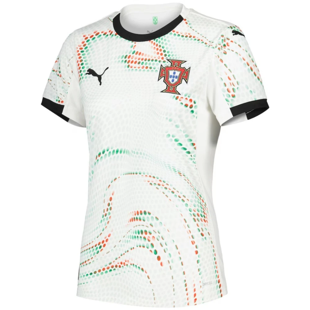 Portugal Soccer Jersey Away Women's Custom Shirt 2025