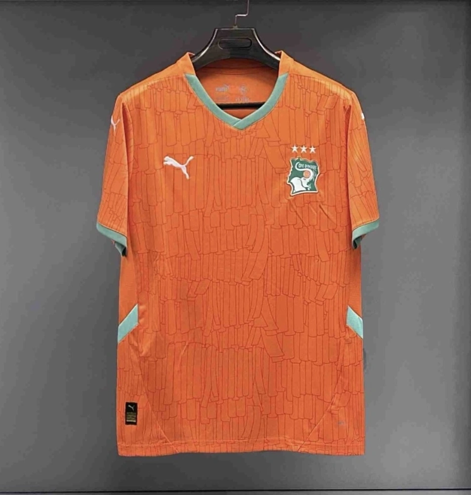 Ivory Coast Soccer Jersey Home Custom Shirt World Cup 2024-25