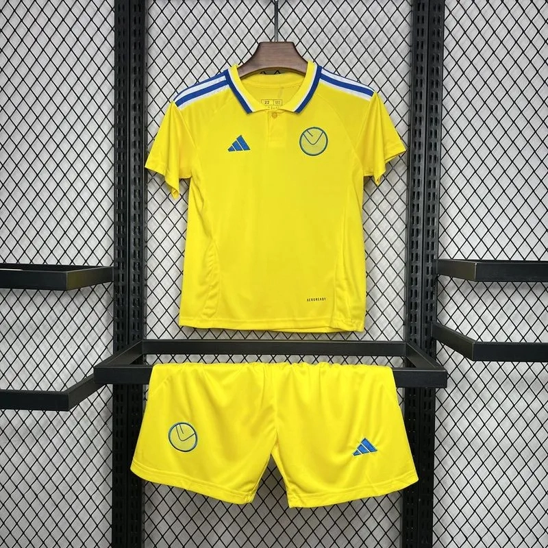 Leeds United Football Jersey Away Kids Kit Jersey+Shorts 2024/25