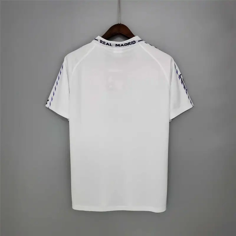 Real Madrid Retro Jersey Home Custom Soccer Shirt 1996-97