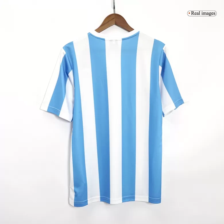 Argentina Retro Jersey Custom Home Football Jersey 1986