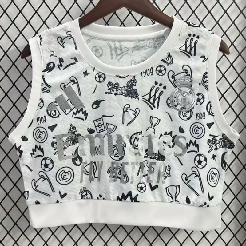 Real Madrid Special Edition Women's Vest Soccer Jersey 2025/26