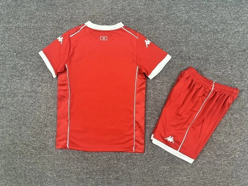 Tunisia Soccer Jersey Home Kids Kit Jersey+Shorts World Cup 2026