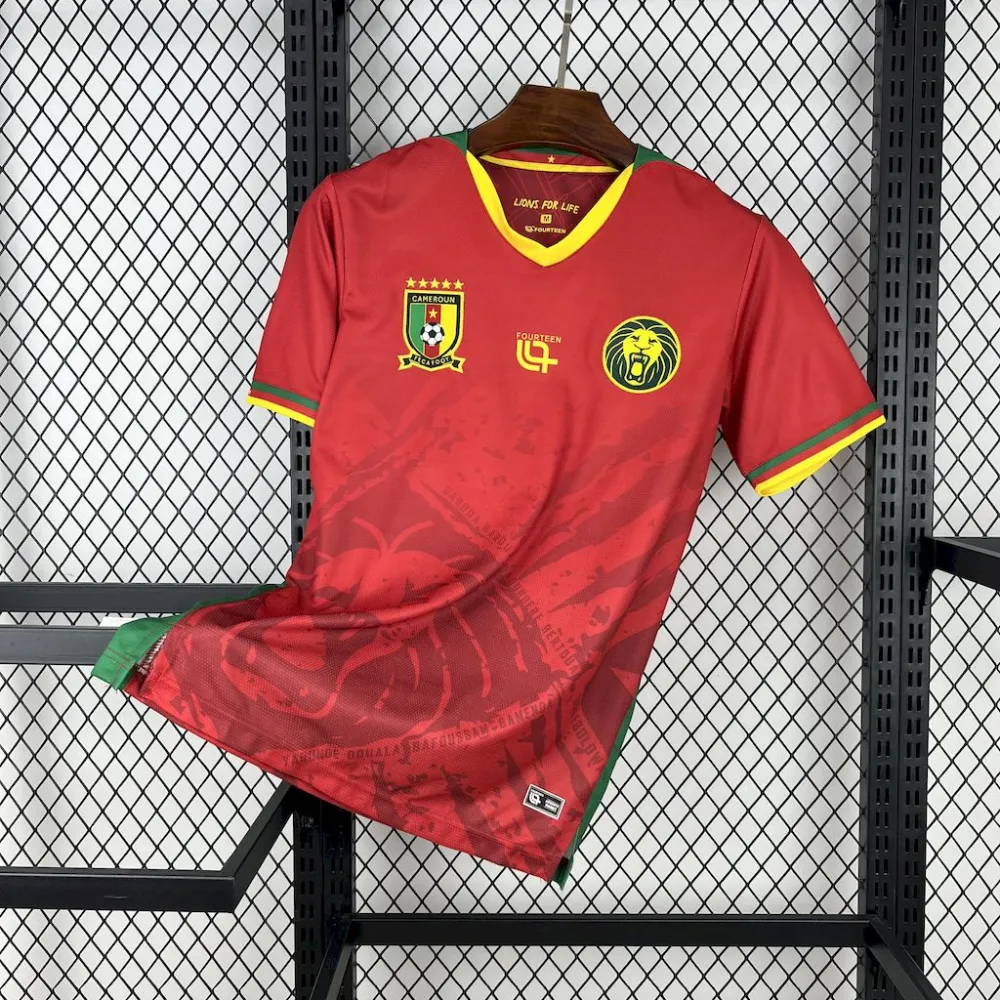 Cameroon Soccer Jersey Away Custom Shirt 2025