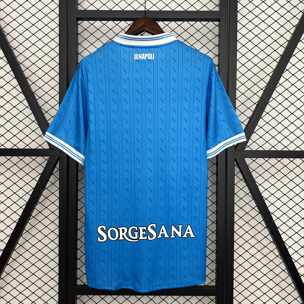 Napoli Soccer Jersey Home Custom Shirt 2025-26