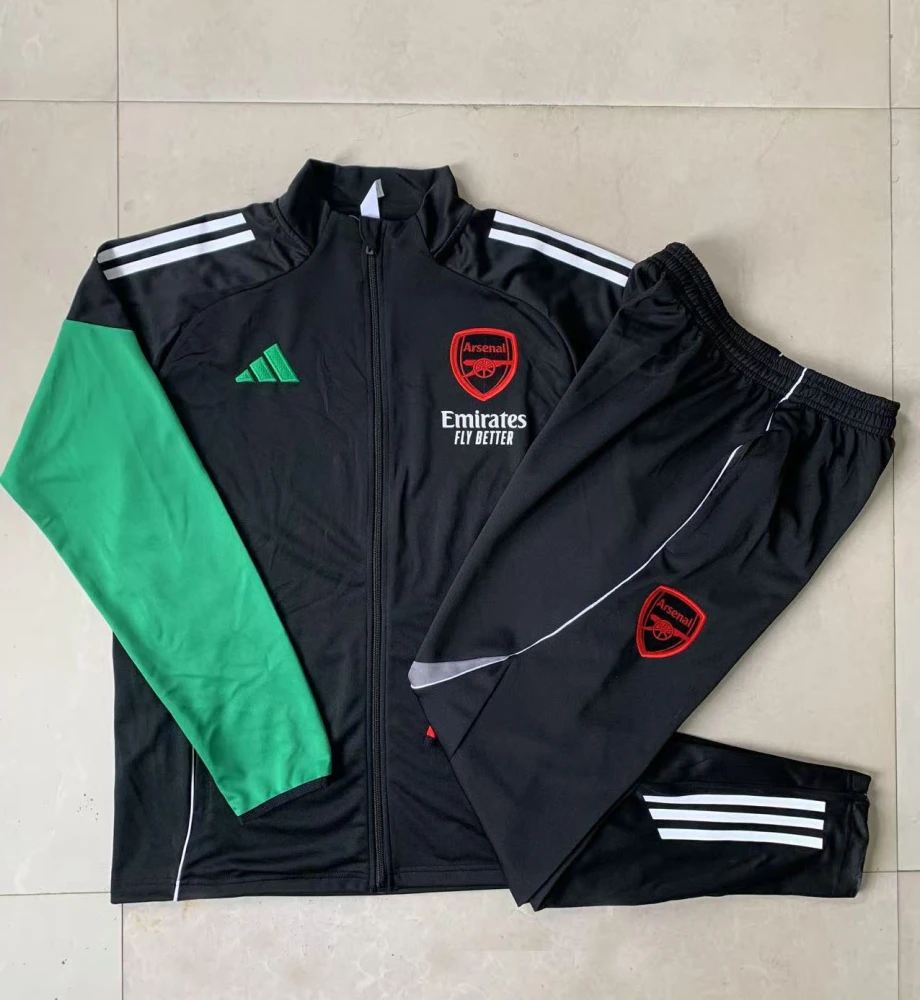 Kids Arsenal Training Kit (Jacket+Pants) Black 2025/26