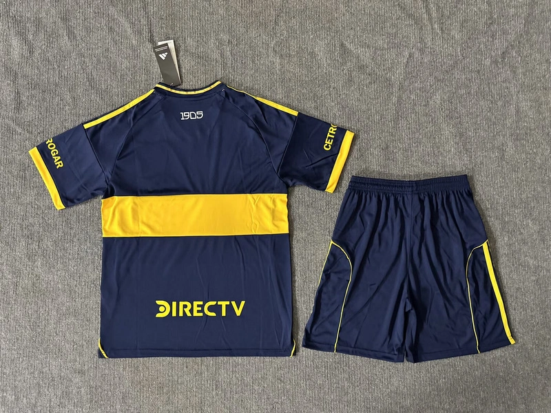 Boca Juniors Soccer Jersey Home Kids Kit Jersey+Shorts 2025/26