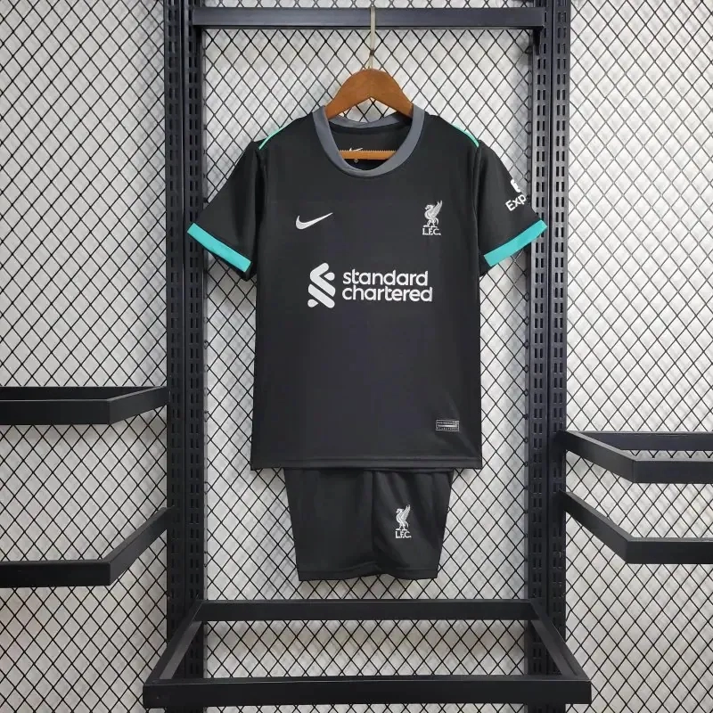 Liverpool Football Jersey Away Kids Kit Jersey+Shorts 2024/25