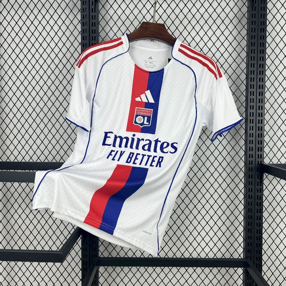 Olympique Lyonnais Football Jersey Home Custom Shirt 2025-26