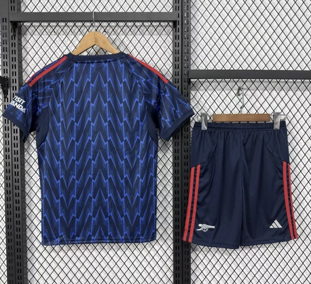 Arsenal Soccer Jersey Away Kids Kit Jersey+Shorts 2025/26