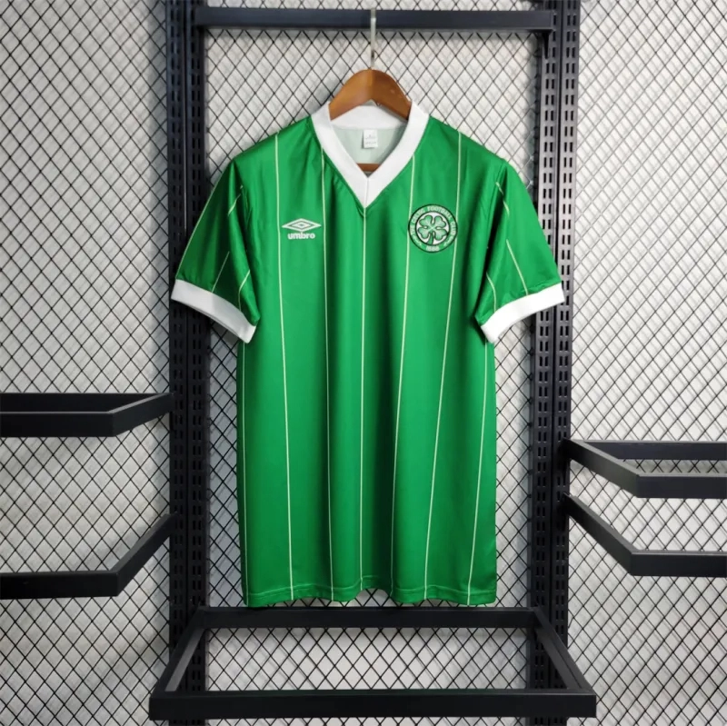 Celtic Retro Soccer Jersey Home Custom Shirt 1984/86