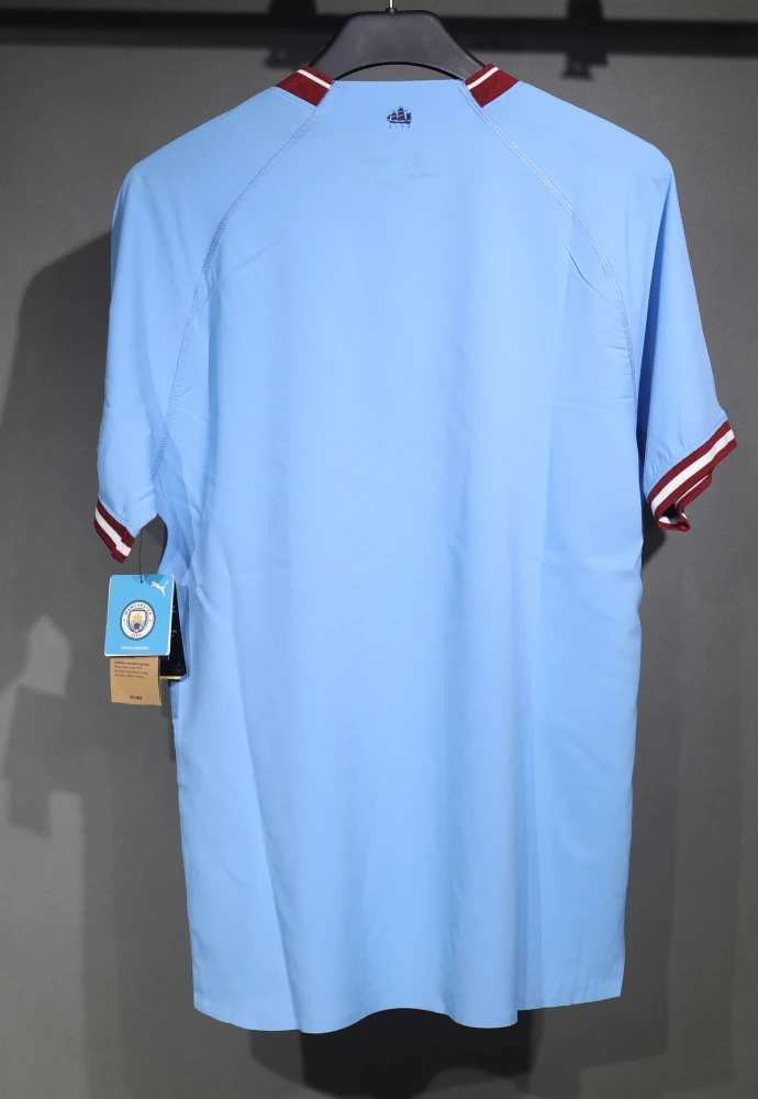 Manchester City Retro Authentic Home Football Jersey Shirt 2022/23