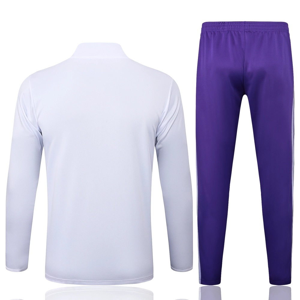 Real Madrid Training Kit (Sweatshirt+Pants) White 2025/26