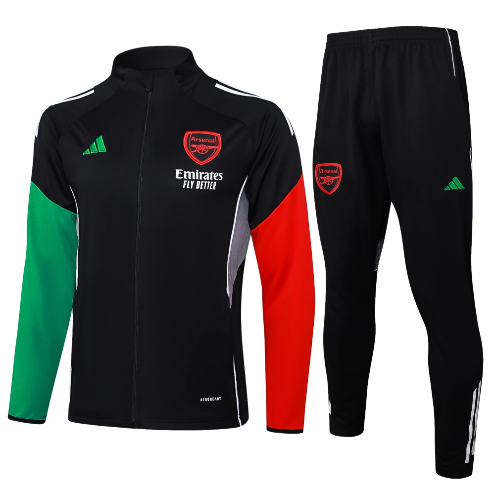 Arsenal Training Kit (Jacket+Pants) Black 2025/26