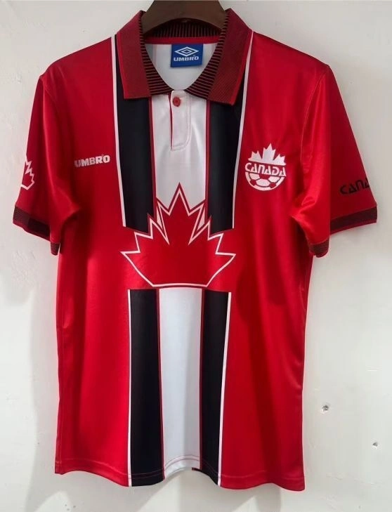 Canada Retro Soccer Jersey Home Custom Shirt World Cup 1998