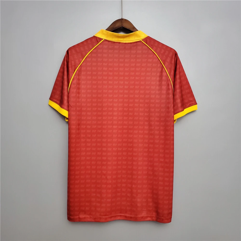 Roma Retro Soccer Jersey Home Custom Shirt 1990/91