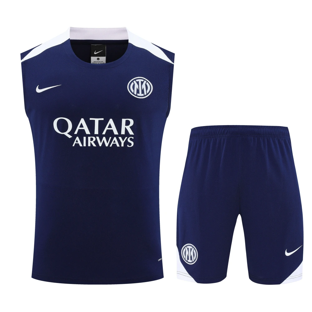 Inter Milan Sleeveless Training Kit Blue 2025/26