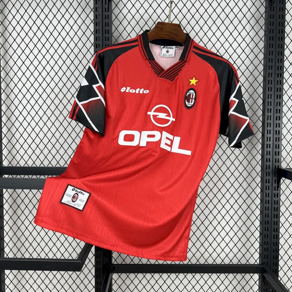 AC Milan Retro Soccer Jersey Away Custom Shirt 1998/99