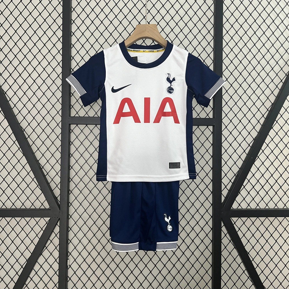 Tottenham Hotspur Football Jersey Home Kids Kit Jersey+Shorts 2024/25