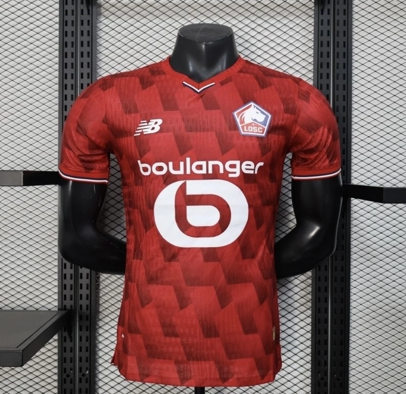 Lille OSC Authentic Soccer Jersey Home Shirt 2025/26