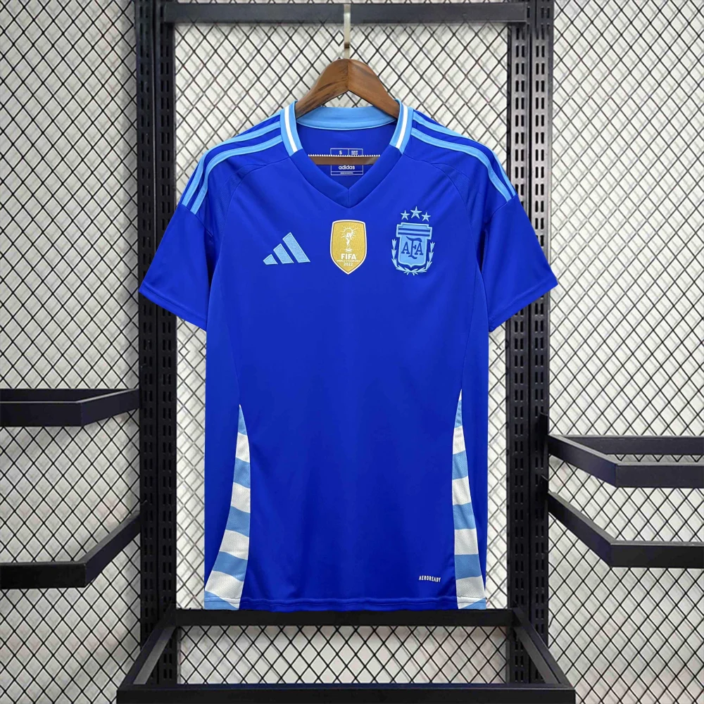 Argentina Soccer Jersey Away Custom Shirt 2024