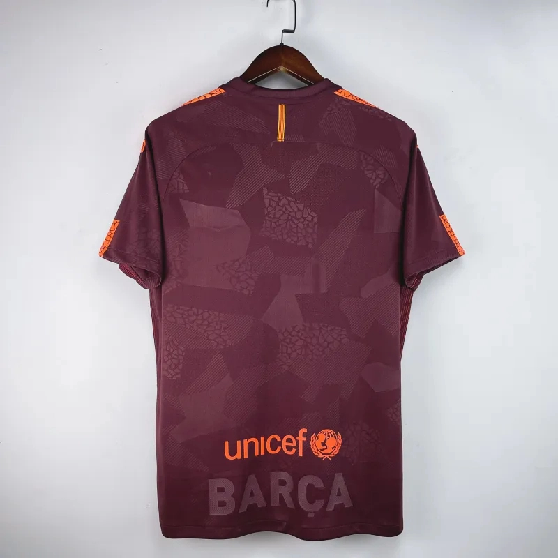 Barcelona Retro Jersey Third Away Soccer Shirt 2017-18