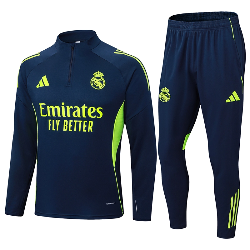 Real Madrid Training Kit (Sweatshirt+Pants) Royalblue 2025/26