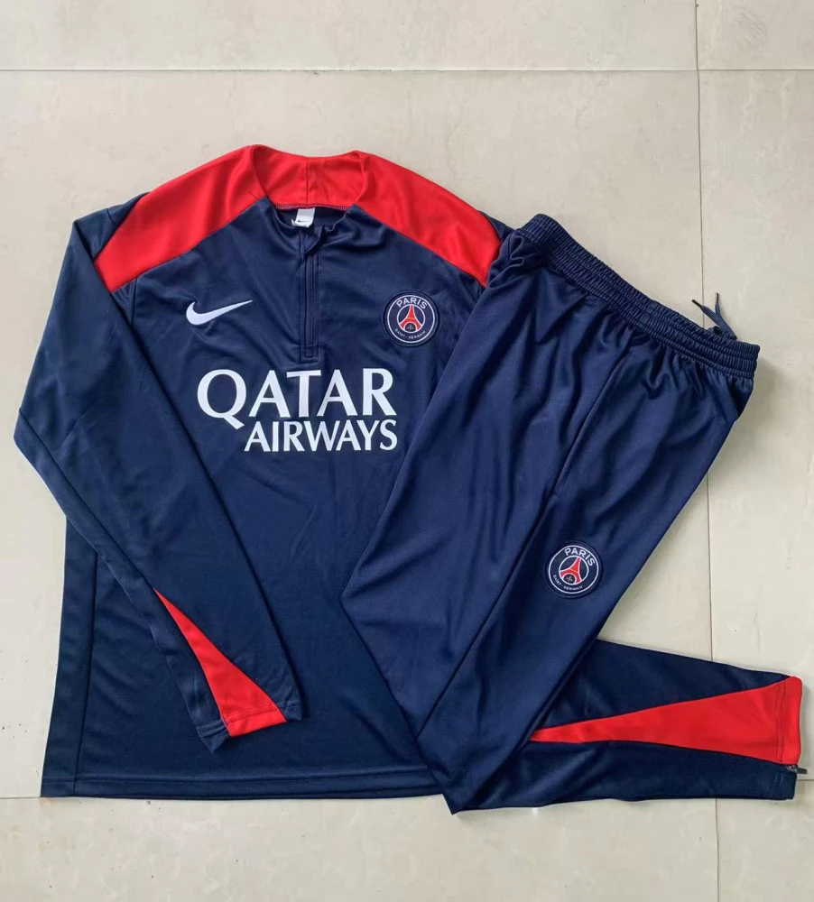 Kids PSG Training Kit (Sweatshirt+Pants) Royalblue 2025/26