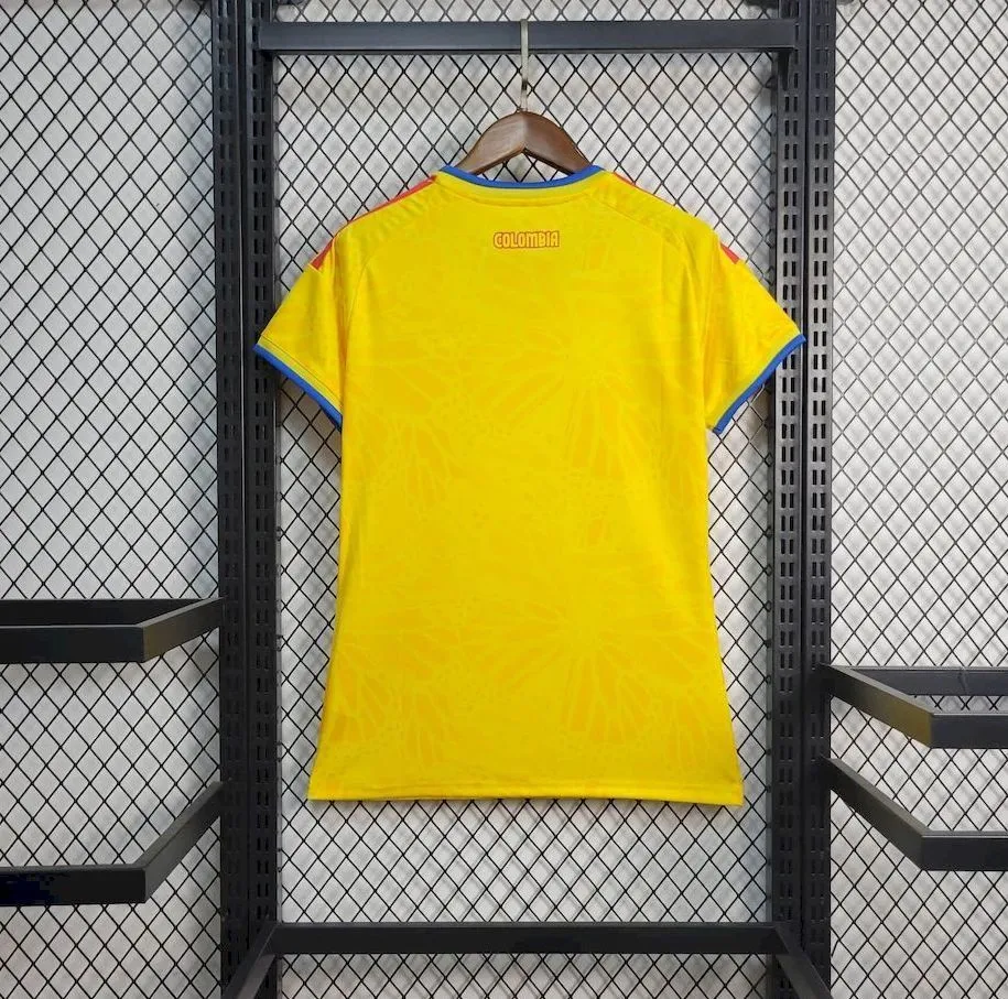 Colombia Soccer Jersey Women's Home Custom Shirt World Cup 2026
